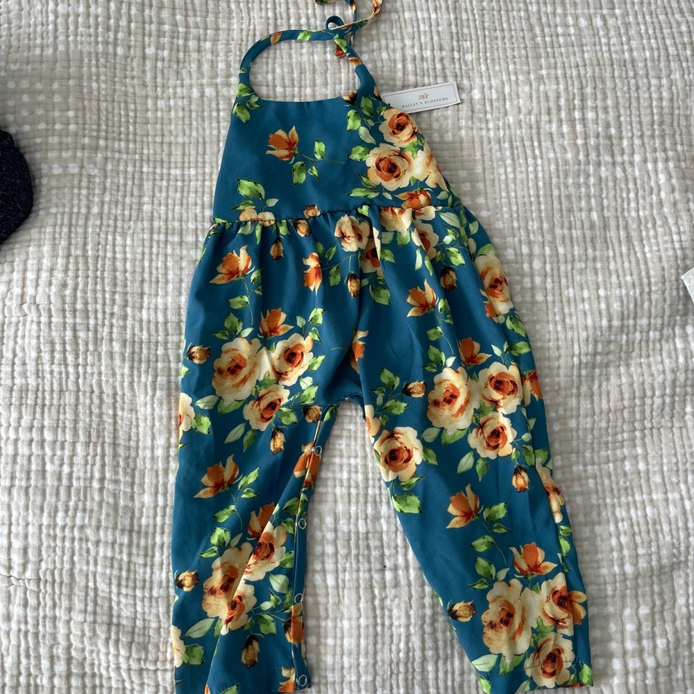 Floral Halter Jumper